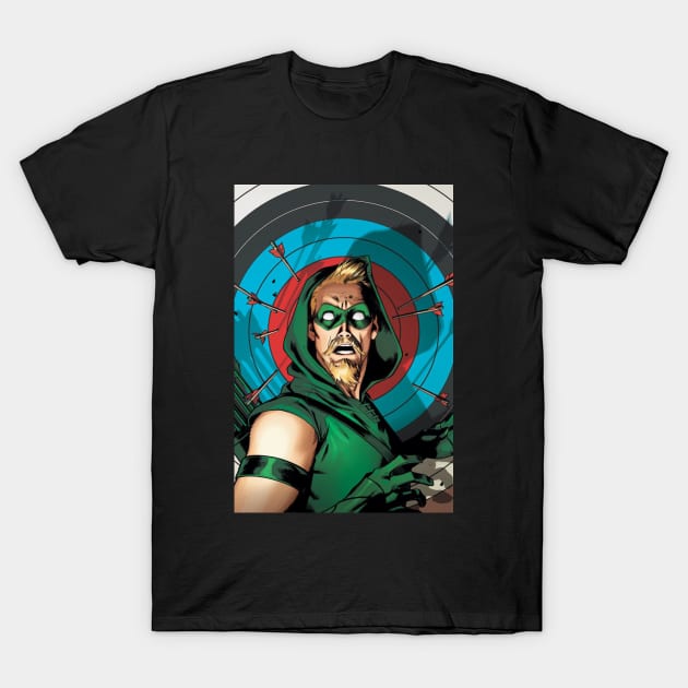 Classic Green Arrow T-Shirt by theboredbandita